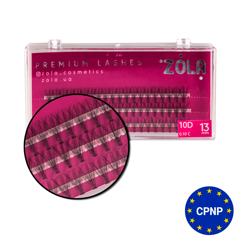 ZOLA Вії-пучки 10D 13 mm купити в офіційному інтернет-магазині ZOLA