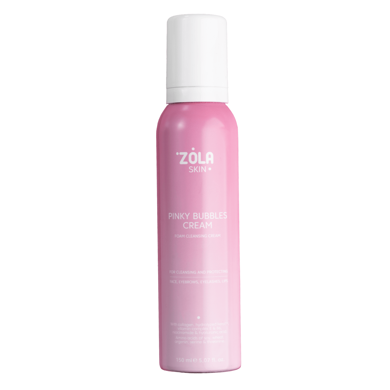 ZOLA SKIN Крем-пенка для умывания Pinky Bubbles Cream купить в