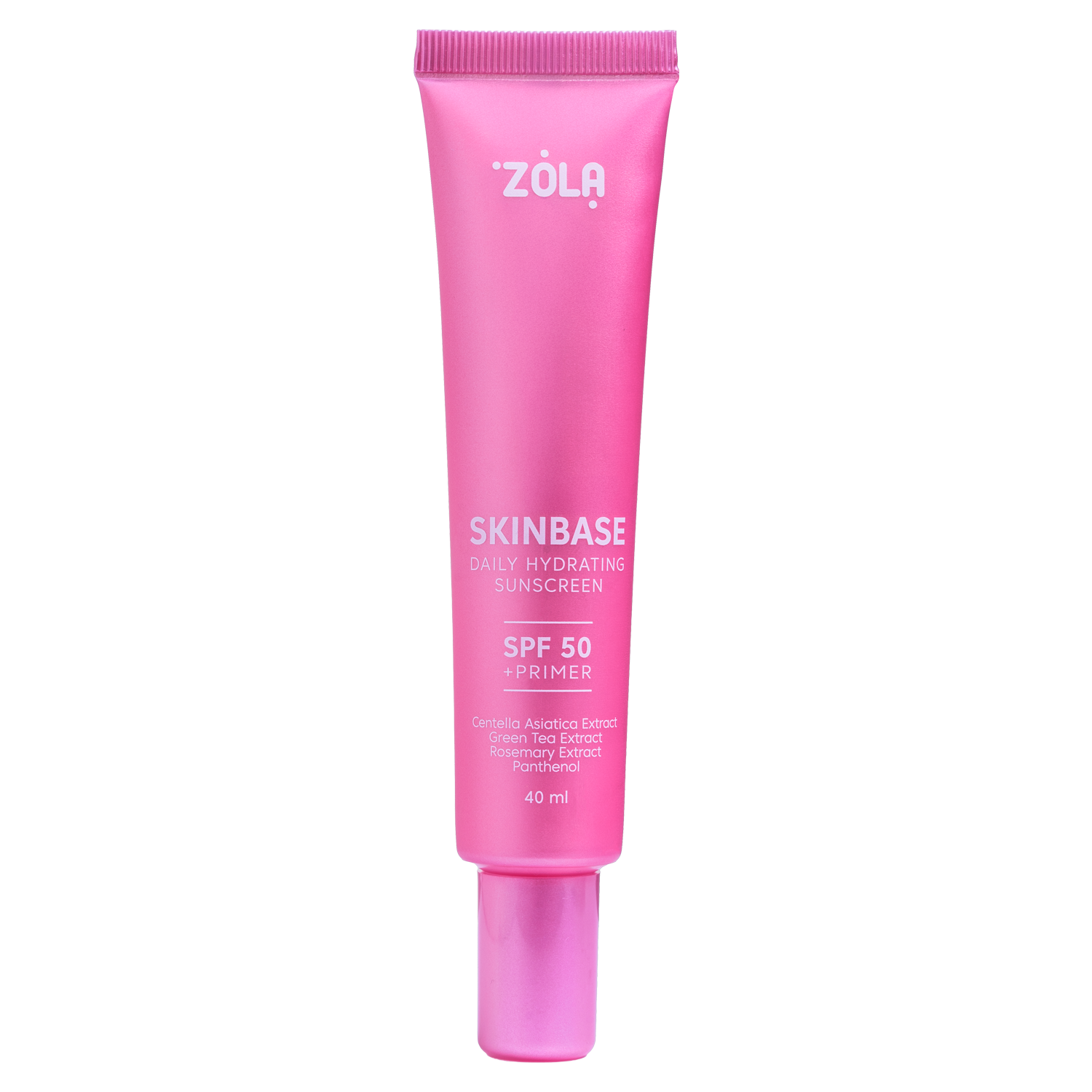 ZOLA SPF 50 SKINBASE Щоденний зволожувальний сонцезахисний крем 40