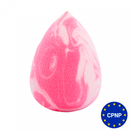 ZOLA Спонж супер мягкий бело-розовый капля - 1