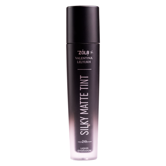 ZOLA x Valentina Lelyukh Liquid eyeshadow Silky Matte Tint 05 Black Velvet - 2