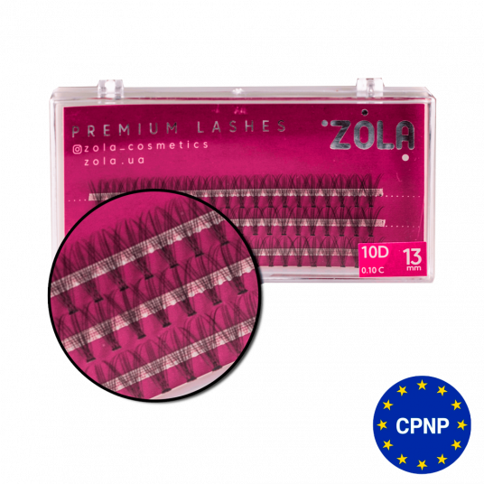 ZOLA Ресницы-пучки 10D 13 mm - 1