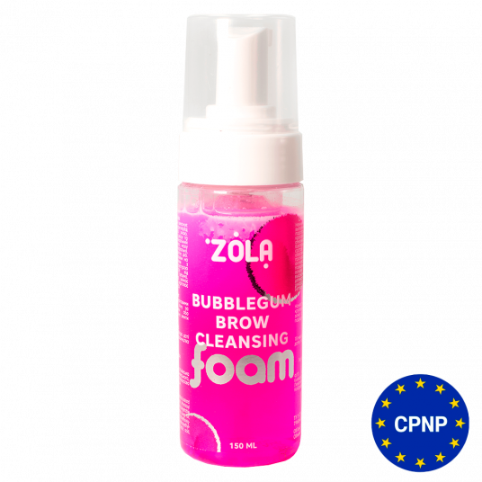 ZOLA Пена для бровей очищающая розовая Bubblegum Brow Cleansing 150 мл - 1