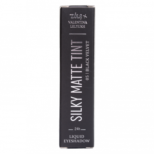 ZOLA x Valentina Lelyukh Жидкие тени для век Silky Matte Tint 05 Black Velvet - 1