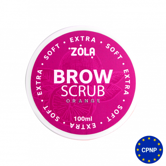 ZOLA Скраб для бровей Extra Soft Апельсин 100 мл - 2