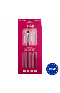 ZOLA Eyebrow Brush Set - Update Set (4 pcs)