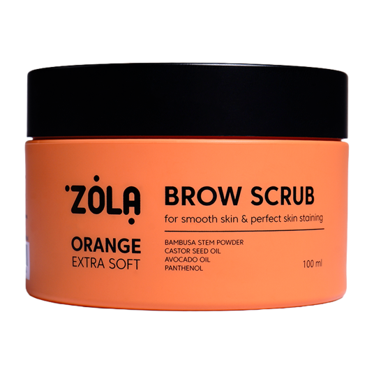 ZOLA Скраб для брів Extra Soft Апельсин 100 мл - 1