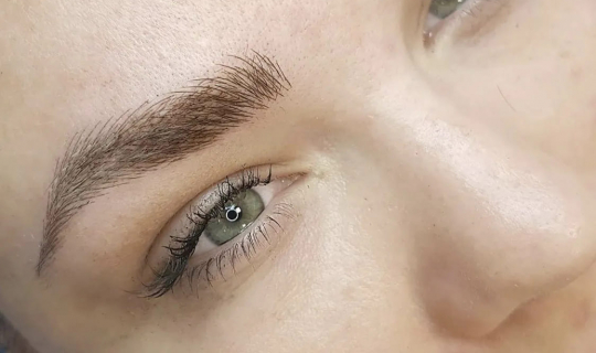 Hair-by-hair technique for eyebrows