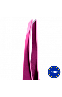 ZOLA Professional Beveled Tweezers for eyebrows PINK