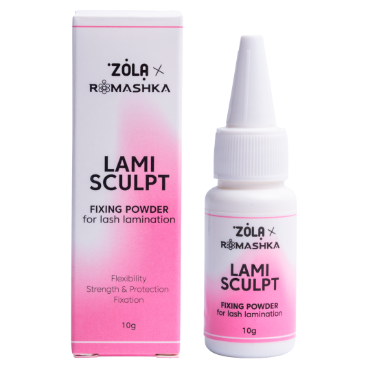 ZOLA x Romashka Фіксуюча пудра для ламінування вій LamiSculpt 10 г - 3