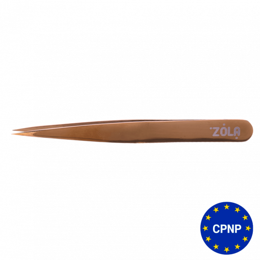 ZOLA Пінцет професійний для брів GOLD (точковий) - 2