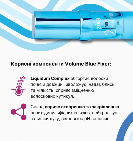 ZOLA Color Lab Состав для ламинирования 02 Volume Blue Fixer - 3