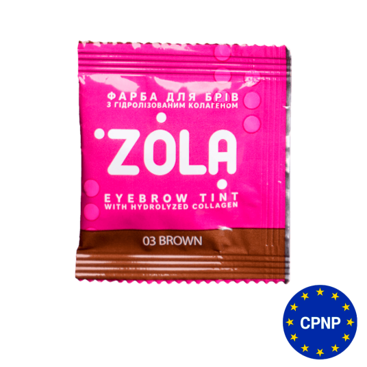 ZOLA Eyebrow Tint With Collagen 03 Brown 5 ml. - 1