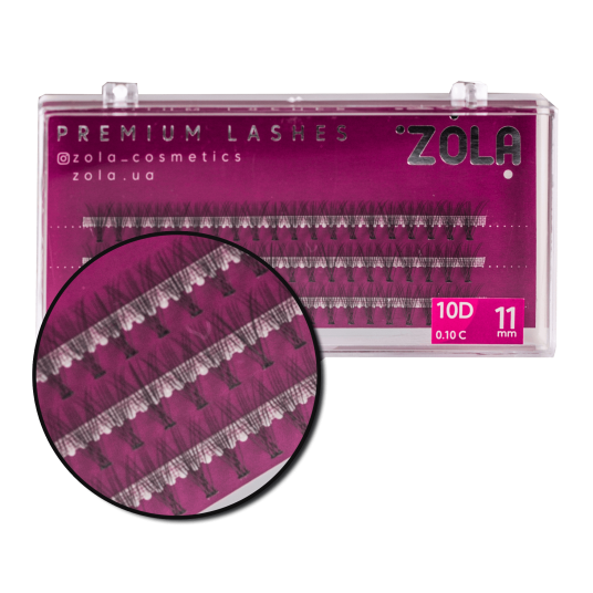 ZOLA Cluster lashes 10D 11 mm - 2