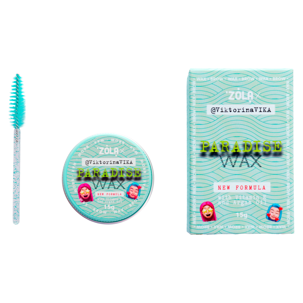 ZOLA Viktorina Vika Воск для бровей 15 г Paradise Wax with Vitamin