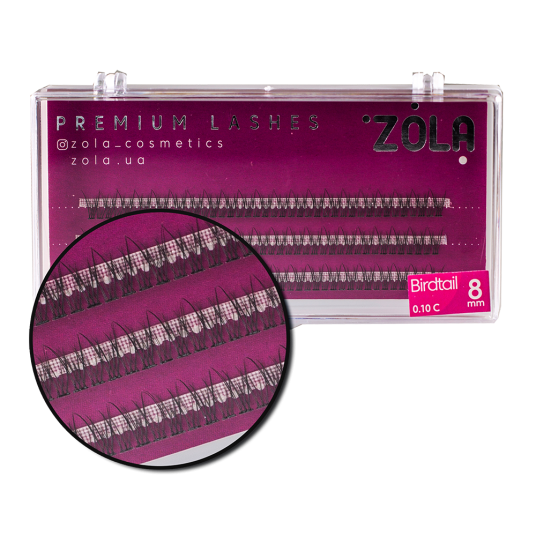 ZOLA Ресницы-пучки Birdtail 8 mm - 2