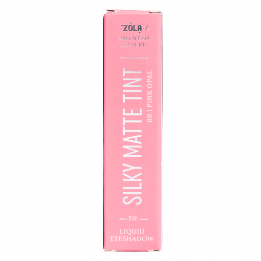 ZOLA x Valentina Lelyukh Рідкі тіні для повік Silky Matte Tint 08 Pink Opal - 1