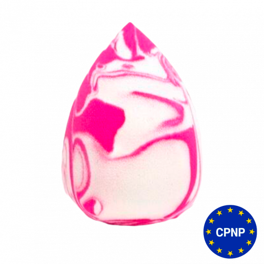 ZOLA Спонж супер мягкий малиново-белый капля - 1