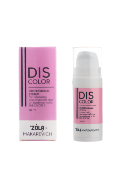 ZOLA x Makarevich DISCOLOR Emulsion 2 Професійна система видалення накопиченого барвника з волосків брів