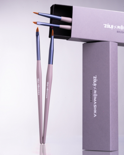 ZOLA x Romashka Professional Eyebrow and Eyelash Brush Set - 2