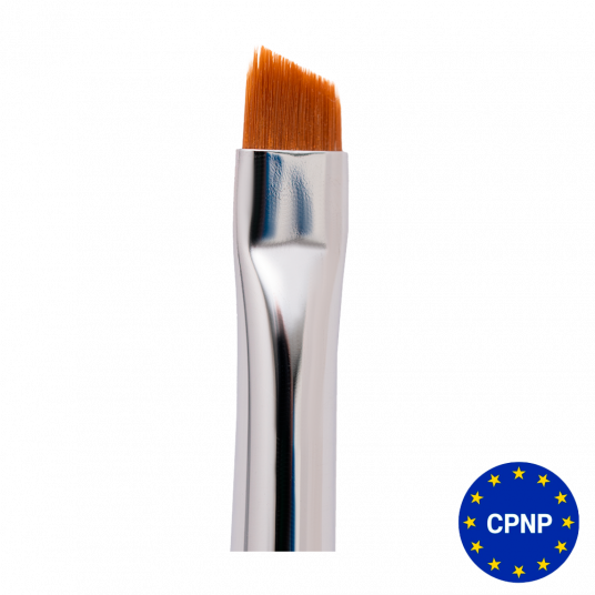 ZOLA Средняя скошенная кисть для профессионального оформления бровей 07 - 1