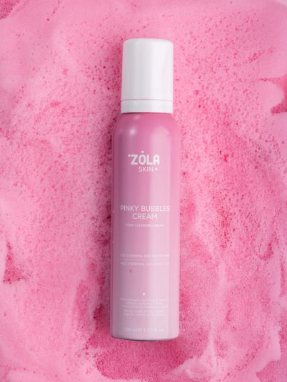 ZOLA SKIN Foam cleansing cream Pinky Bubbles Cream - 3