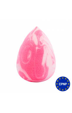 ZOLA Super Soft Pink and White Droplet Sponge