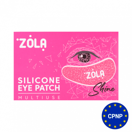 ZOLA Патчі силіконові багаторазові для очей (1 пара) (Малинові) - 2