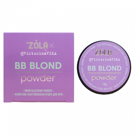 ZOLA Viktorina Vika Eyebrow Brightening Purple BB Powder 10 g. - 1