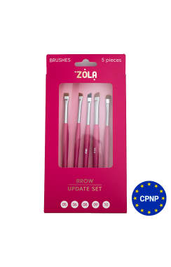 ZOLA Набор кистей для бровей - Brow Update Set (5 шт