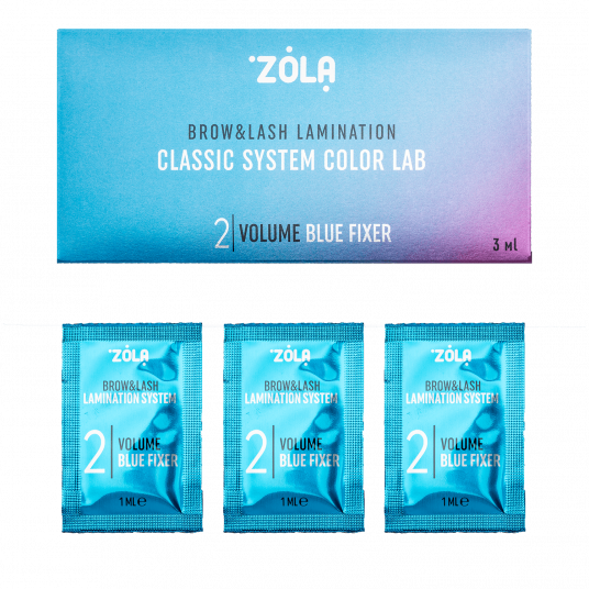 ZOLA Color Lab Набір у саше 02 Volume Blue Fixer (3 х 1 мл) - 1