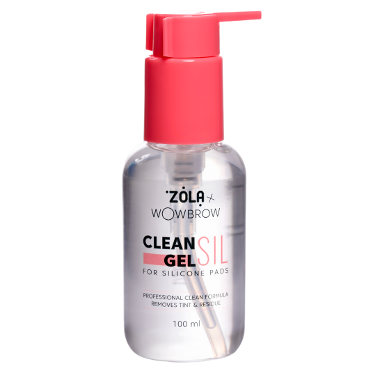 ZOLA x WowBrow Средство для очищения валиков для ламинирования ресниц CLEAN SIL GEL 100 мл - 1