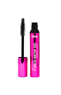 ZOLA Гель для брів Keratin Brow Gel Strong Fix + Nourish