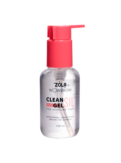 ZOLA x WowBrow Eyelash lamination pads cleaner CLEAN SIL GEL 100 ml
