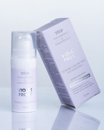 ZOLA x Makarenko x Makarevich Тонуюча фарба Toning Color Tint Violet Frost 10 мл. - 3