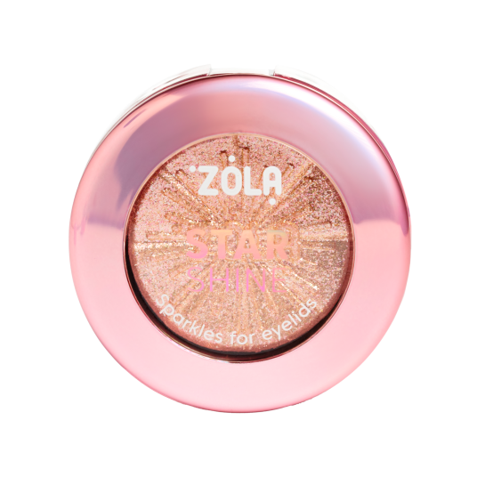 ZOLA Блискітки для повік STAR SHINE SPARKLE Gold Beige - 2