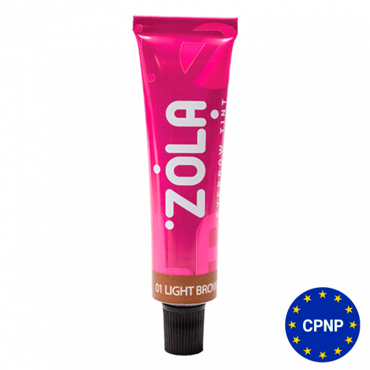 ZOLA Фарба для брів з колагеном Eyebrow Tint With Collagen 01 Light Brown 15 мл. - 1