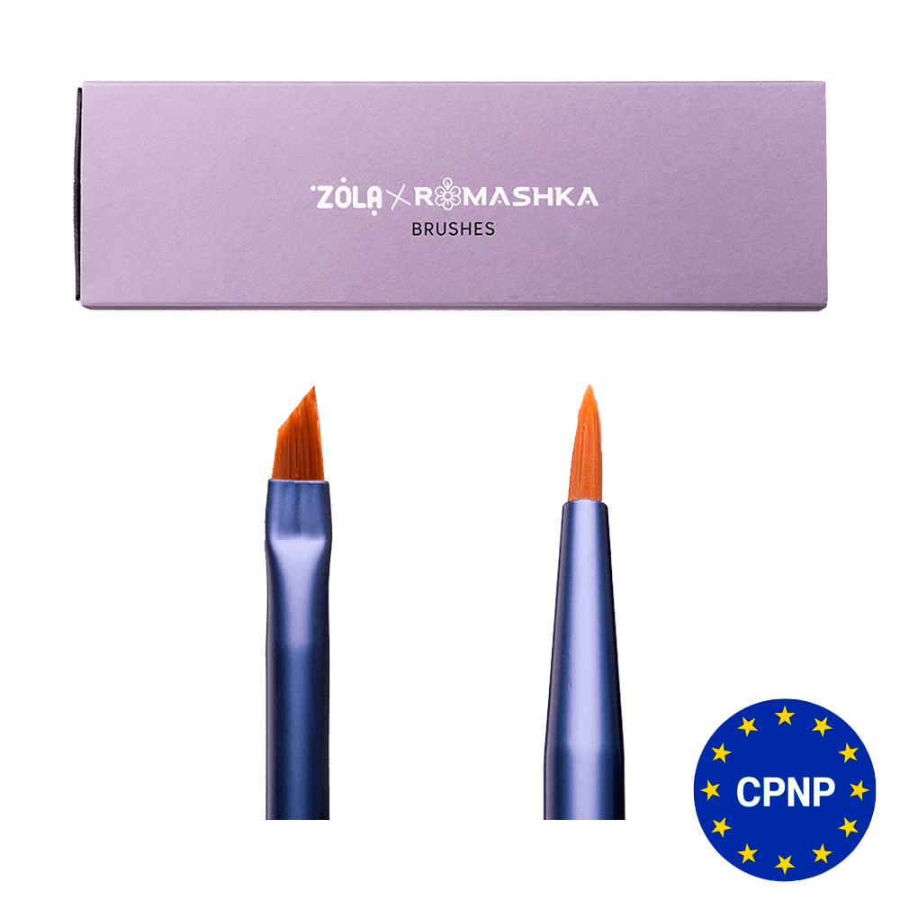 ZOLA x Romashka Набір пензлів для брів і вій професійний купити в