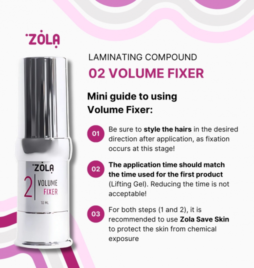 ZOLA Silver Состав для ламинирования 02 Volume Fixer - 6