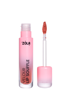 ZOLA Оксамитова матова помада VELOUR LIP SOUFFLE 03 TOFFEE