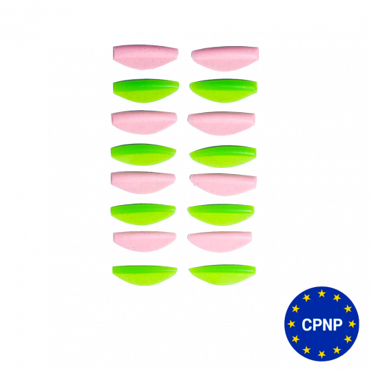 ZOLA Валики для ламінування Round Curl Pink &amp; Green (S, S1, M, M1, L, L1, XL, XL1) - 2