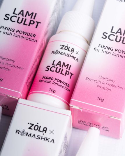 ZOLA x Romashka Фіксуюча пудра для ламінування вій LamiSculpt 10 г - 4
