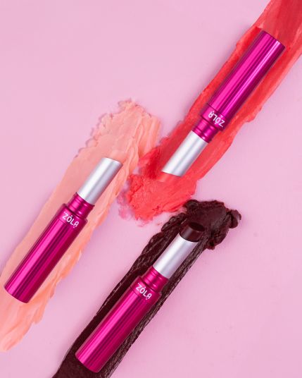 ZOLA Відтінковий бальзам для губ Lip Tint Balm (03 Cherry Natural) - 8