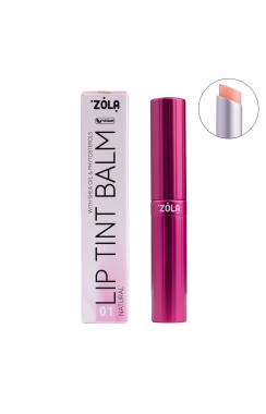 ZOLA Оттеночный бальзам для губ Lip Tint Balm (01 Natural)