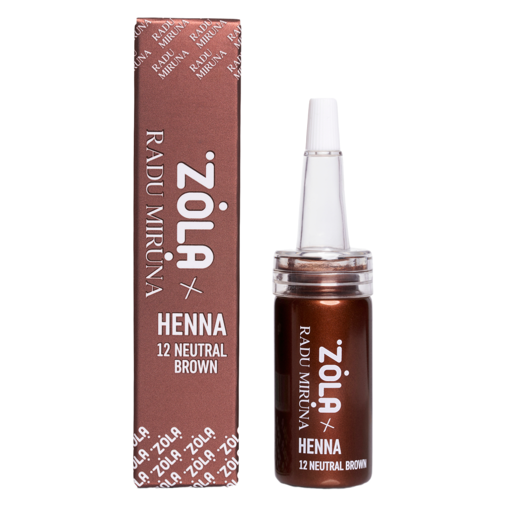 ZOLA x RADU MIRUNA Хна професійна для брів 10 г (12 NEUTRAL BROWN