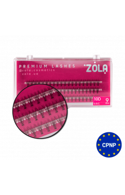 ZOLA Cluster lashes 10D 9 mm