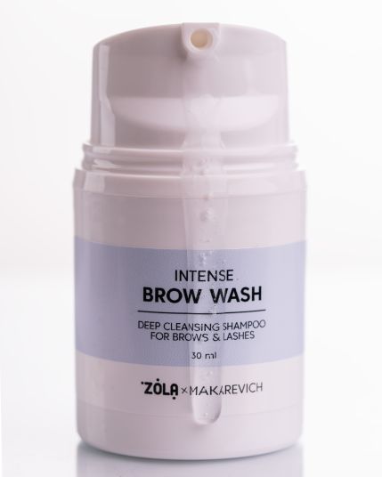 ZOLA x Makarevich Шампунь глибокого очищення для брів та вій Intense Brow Wash 30 мл. - 4
