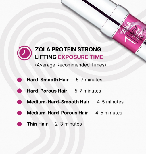 ZOLA Pink Состав для ламинирования 01 Protein Strong Lifting - 7