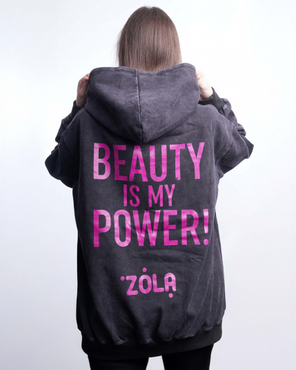 ZOLA Худі Beauty Is My Power Сіре L - 3