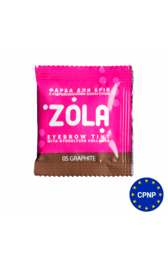 ZOLA Фарба для брів в саше з колагеном Eyebrow Tint With Collagen 05 Graphite 5 мл. ZOLA Фарба для брів в саше з колагеном Eyebrow Tint With Collagen 05 Graphite 5 мл.